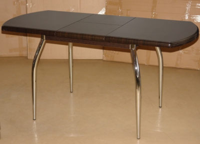 Раздвижной стол для кухни «Толедо ПО», стулья «Омега-1»