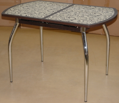 Стол закаленное стекло «Чинзано ПО ст-2», складной стул «Омега-1»